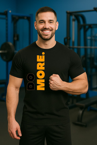 Men’s "DO MORE." Graphic Regular Fit T-shirt -GYM Inspired