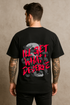 Men’s "I’ll Get What I Deserve" Printed Oversized T-shirt