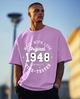 Men’s "Original 1948" Retro Graphic Oversized T-shirt