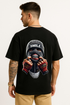 Men’s "SMILE" Beanie Graphic Oversized T-shirt