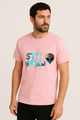 Unisex "STAY WEIRD" Alien Graphic Regular Fit T-shirt