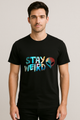 Unisex "STAY WEIRD" Alien Graphic Regular Fit T-shirt