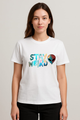 Unisex "STAY WEIRD" Alien Graphic Regular Fit T-shirt