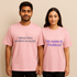 A Match Made in "Problem": Humorous Couple Duo Oversized T-shirts