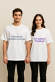 A Match Made in "Problem": Humorous Couples Oversized T-shirts