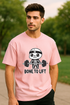 Men's "Bone to Lift" Printed Oversized T-shirt