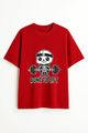Men's "Bone to Lift" Printed Oversized T-shirt