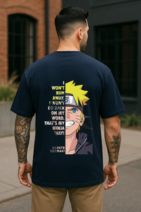 Naruto Uzumaki Printed Oversized T-shirt