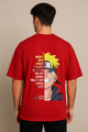 Naruto Uzumaki Printed Oversized T-shirt