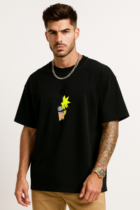 Naruto Uzumaki Printed Oversized T-shirt