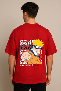 Naruto Printed Oversized T-shirt