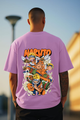 Naruto Dynamic Pose Printed Oversized T-shirt