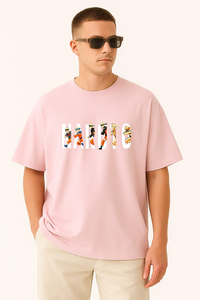 Naruto Dynamic Pose Printed Oversized T-shirt