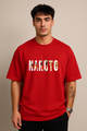 Naruto Dynamic Pose Printed Oversized T-shirt