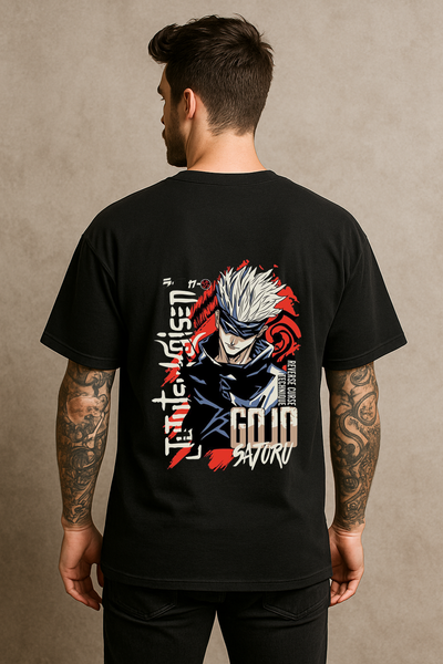 Jujutsu Kaisen Yuji & Sukuna Printed Oversized T-shirt