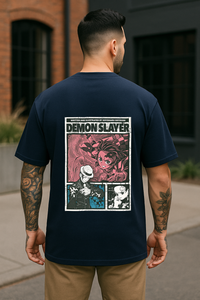 Demon Slayer Corps Printed Oversized T-shirt