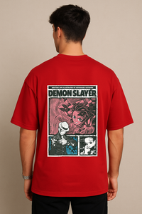 Demon Slayer Corps Printed Oversized T-shirt