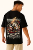 Men's "Warrior Fearless" Oversized Crew Neck T-shirt