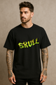 Men's "Skull Inferno" Oversized T-Shirt