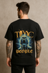 Men's "Toxic People" Oversized Crew Neck T-shirt