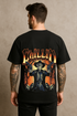 Men's "Chillin' Fire" Oversized Crew Neck T-Shirt