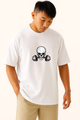 Men's "Mind& Muscle" Oversized Crew Neck T-shirt