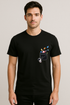 Men's "Pocket Universe" Regular Fit Crew Neck T-shirts