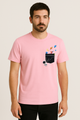 Men's "Pocket Universe" Regular Fit Crew Neck T-shirts