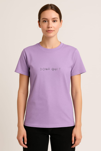 Women's "Don't Quit" Boyfriend fit T-shirt