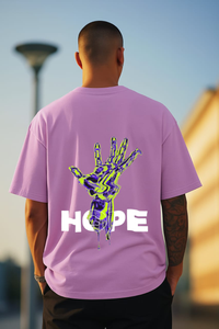 Unisex "Hope" Graphic Oversized Crew Neck T-shirt