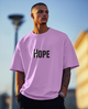 Unisex "Hope" Graphic Oversized Crew Neck T-shirt