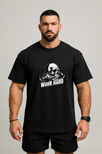 Men's "DISCIPLINE & CONSISTENCY" Gym Graphic Oversized T-shirt