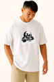 Men's "DISCIPLINE & CONSISTENCY" Gym Graphic Oversized T-shirt