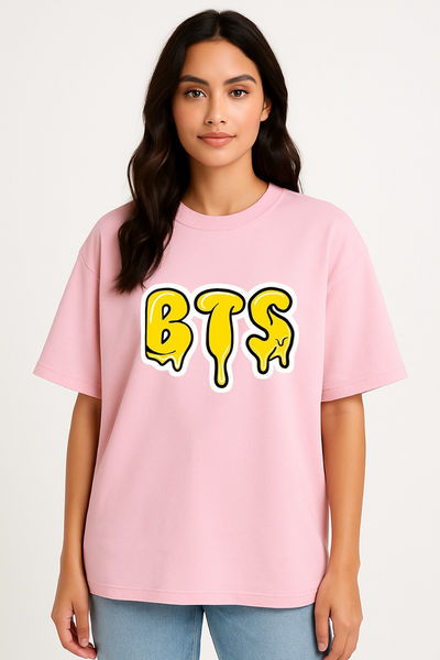 Women’s "BTS Drip" Oversized Crew Neck T-shirt