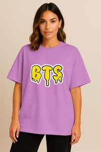 Women’s "BTS Drip" Oversized Round Neck T-shirt