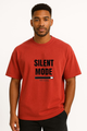 Men's "Social Introvert" Graphic Oversized Crew Neck T-shirt