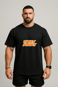 Men's "I Just Need Some Space" Graphic Oversized Crew Neck T-shirt