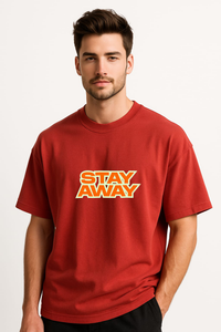 Men's "I Just Need Some Space" Graphic Oversized Crew Neck T-shirt