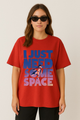 Women's "I Just Need Some Space" Oversized Crew Neck T-shirt