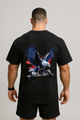 Men's "Power Lifter" Graphic Oversized Crew Neck T-shirt -GYM Inspired