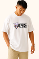 Men's "Monkey D Luffy" Graphic Oversized Crew Neck T-shirt