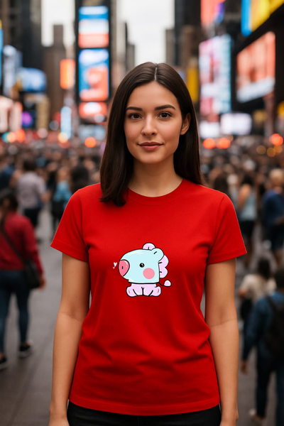 Women’s BT21 MANG Graphic Regular Fit T-shirt -BTS Inspired