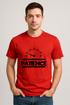 Men's "Patience Running Low" Print Regular Fit Crew Neck T-shirt