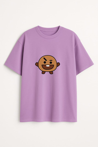 Women’s BT21 SHOOKY Graphic Regular Fit T-shirt -BTS Inspired