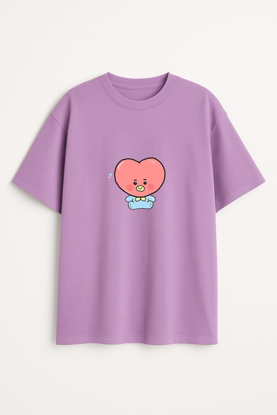 Women’s BT21 TATA Graphic Regular Fit T-shirt -BTS Inspired