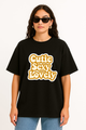 Women’s "Cutie Sexy Lovely" Oversized Graphic T-shirt -BTS Inspired