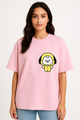 Women’s "Carbonara Lachimolala" Graphic Oversized T-shirt -BTS Inspired( Jimin Army)