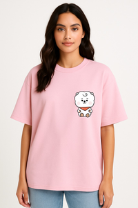Women’s BT21 RJ Graphic Oversized T-shirt -BTS Inspired (Jin )
