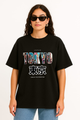 Women’s "Tokyo Cityscape" Graphic Oversized Crew Neck T-shirt