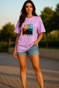 Unisex "1990's Cassette Tape" Graphic Oversized T-shirt